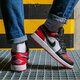 detské tenisky (obuv) AIR JORDAN 1 LOW  553560-612 farba biela