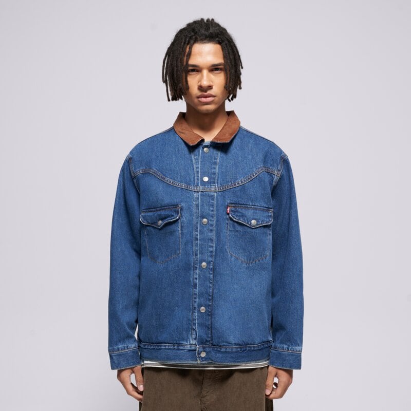 LEVI'S KOŠEĽA WESTERN INSPIRED TRUCK DARK INDIGO - WORN IN
