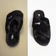dámske šľapky PUMA FLUFF X STRAP  38493601 farba čierna