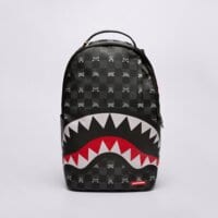 SPRAYGROUND RUKSAK PEEKING CHARACTER CHECK GREY BACKPACK