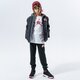 detské tričko JORDAN MIKINA S KAPUCŇOU JUMPMAN CLASSIC PUFFER JKT 957917-023 farba čierna
