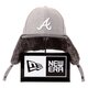detská čiapka NEW ERA ČIAPKA MELTON DOGEAR ATLANTA BRAVES 10891908 farba sivá