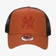 pánska šiltovka NEW ERA ČIAPKA TRUCKER NYY RST NEW YORK YANKEES RSTBLK 12040412 farba hnedá