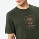 pánske tričko TIMBERLAND TRIČKO EPP - SS STACK LOGO PRINT TEE tb0a5zh1bw51 farba zelená