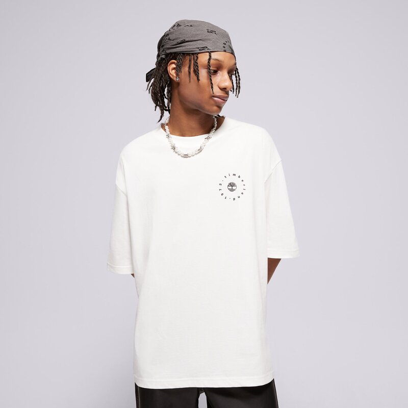 TIMBERLAND TRIČKO SS "TIMBS ON MY FEET" BOX GRAPHIC TEE WHIT