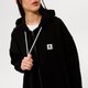 dámska mikina ELEMENT MIKINA S KAPUCŇOU LYNGDALL FULL ZIP z3flc23732 farba čierna
