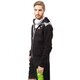 pánska mikina NIKE MIKINA HYBRID FZ HOODY 641885010 farba čierna