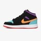 detské tenisky (obuv) AIR JORDAN 1 MID GS  554725-083 farba čierna