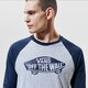 pánske tričko VANS TRIČKO MN OTW RAGLAN ATHLETIC HEATHER/DRESS BLUES vn000xxmkoo1 farba sivá