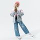 detské tričko NIKE BUNDA ZIMNÁ NIKE SPORTSWEAR GIRL cu9157-107 farba ružová