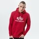 pánska mikina ALPHA INDUSTRIES MIKINA S KAPUCŇOU BASIC HOODY 178312-523 farba bordová