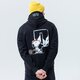 pánska mikina PUMA MIKINA S KAPUCŇOU PUMA X PEANUTS HOODIE 53061401 farba čierna