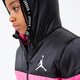 detské tričko JORDAN BUNDA ZIMNÁ BASIC POLY PUFFER GIRL 45b657-aa7 farba ružová