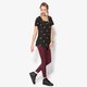 dámske nohavice NIKE LEGGINGS LGGNG BND 726021681 farba bordová