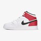 detské tenisky (obuv) AIR JORDAN 1 MID (GS) 554725-116 farba biela