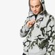 pánska mikina NIKE MIKINA M NSW HOODIE FZ AOP FLC CLUB ah7019063 farba sivá