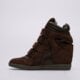 dámske tenisky (obuv) NOKWOL EDEN BROWN LEATHER SUEDE nkedenbrown farba hnedá
