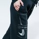 dámske nohavice NIKE NOHAVICE  W NSW ICN CLSH PANT FLC BB dc0654-010 farba čierna
