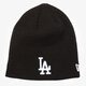 detská čiapka NEW ERA ČIAPKA ZIMNÁ KNIT BEANIE JR SEASONAL SK LOSDOD BLKWH 80196272 farba čierna