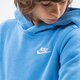 detská mikina NIKE SPORTSWEAR CLUB PULLOVER HOODIE JUNIOR BOY bv3757-412 farba modrá