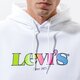 pánska mikina LEVI'S MIKINA S KAPUCŇOU T3 RELAXD GRAPHIC HOODIE 38821-0042 farba biela