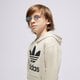 detská mikina ADIDAS MIKINA S KAPUCŇOU TREFOIL HOODIE BOY ij7204 farba béžová