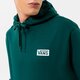 pánska mikina VANS MIKINA FOUNDATION MINI LOGO PO HOODY vn0007fnbks farba zelená