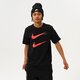 pánske tričko NIKE TRIČKO M NSW SS TEE SWOOSH PK 2 cu7278-011 farba čierna