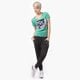 dámske tričko NIKE TRIČKO TEE-MID V GIRL PROBLEMS 644488305 farba zelená