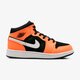 detské tenisky (obuv) AIR JORDAN 1 MID BG 554725-062 farba oranžová