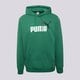 pánska mikina PUMA MIKINA S KAPUCŇOU ESS+ 2 COL 58676537 farba zelená