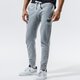 pánske nohavice CHAMPION NOHAVICE  RIB CUFF PANTS 216870em006 farba sivá