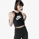 dámske top NIKE TOP W NSW HRTG TRIČKO ar2327-010 farba čierna