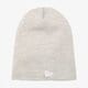 detská čiapka NEW ERA ČIAPKA ZIMNÁ KNIT BEANIE WINTER LONG NEW ERA GRA 11169260 farba sivá
