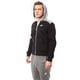 pánska mikina NIKE MIKINA HYBRID FZ HOODY 641885010 farba čierna