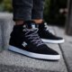 pánske skate obuv DC CRISIS HIGH WNT adys100116bkw farba čierna