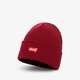 detská čiapka LEVI'S ČIAPKA RED BATWING EMBROIDERED BEANIE 38022-0184 farba bordová