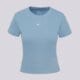 dámske tričko NIKE TRIČKO W NSW RIB TGHT SS TEE hv4994-486 farba modrá
