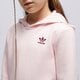 detská mikina ADIDAS MIKINA S KAPUCŇOU HOODIE GIRL ij9715 farba ružová