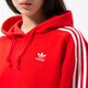 dámska mikina ADIDAS MIKINA S KAPUCŇOU SHORT HOODIE hc2017 farba červená