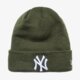 detská čiapka NEW ERA ČIAPKA ZIMNÁ ESSENTIAL CUFF NY YANKEES GRN 80337560 farba zelená