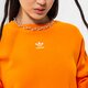 dámska mikina ADIDAS MIKINA SWEATSHIRT hf7477 farba oranžová