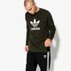 pánska mikina ADIDAS MIKINA TREFOIL CREW ADICOLOR dm7834 farba khaki
