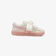 detské tenisky (obuv) PUMA SUEDE HEART JEWEL V INF 36514002 farba béžová