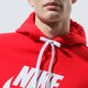 pánska mikina NIKE MIKINA S KAPUCŇOU SPORTSWEAR CLUB FLEECE bv2973-657 farba červená