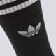 dámske ponožky ADIDAS PONOŽKY 3-PACK SOLID HIGH CREW il5015 farba čierna