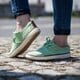 dámske tenisky (obuv) TIMBERLAND HOOKSET HANDCRAFTED CANVA a17c7 farba zelená