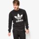 pánska mikina ADIDAS MIKINA TREFOIL CREW ay7791 farba čierna