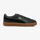 detské tenisky (obuv) PUMA BASKET CLASSIC GUM DELUXE JR 36507802 farba čierna