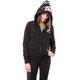 dámska mikina NIKE MIKINA RU NTF FZ HOODY 644138010 farba čierna